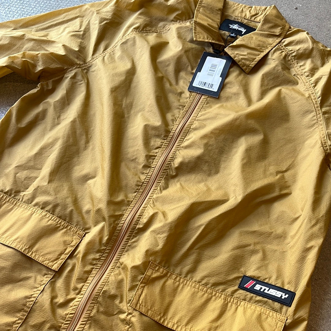 Stussy Lightweight Trench Jacket Gold S