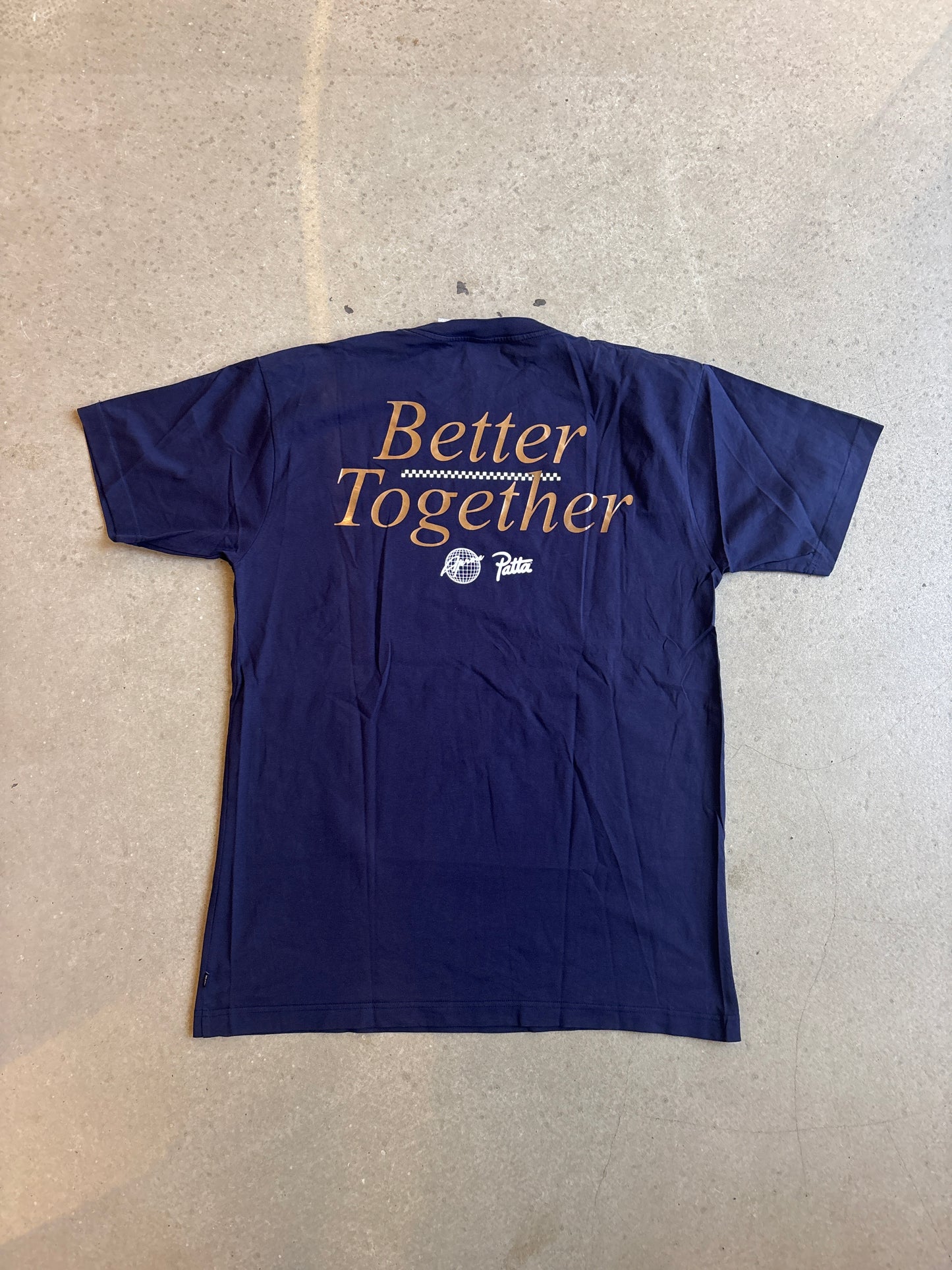 Patta Soundsystem X Apron Crest Logo Tee Purple L