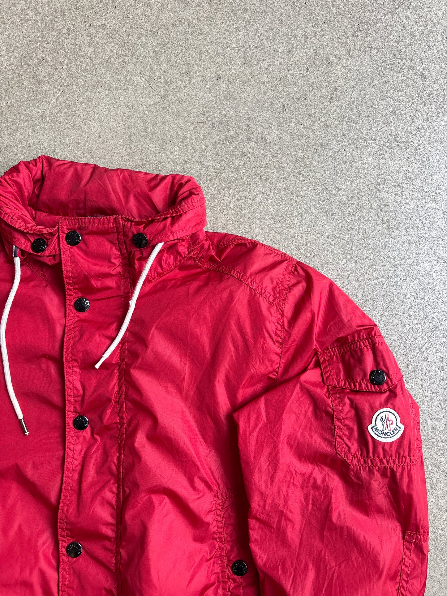 Moncler Victor Windbreaker Red Size 3 M