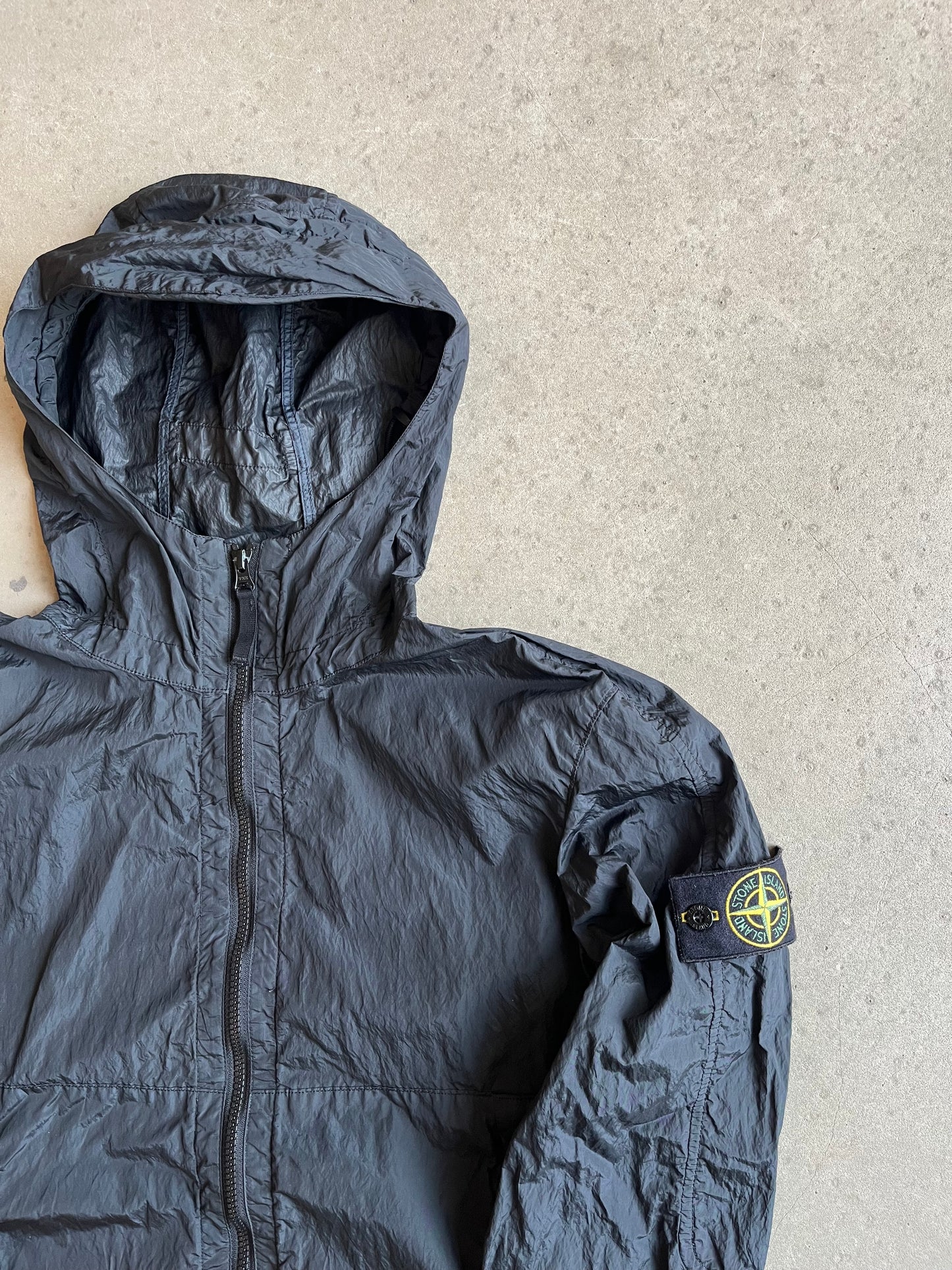 Stone Island Nylon Metal Watro Windbreaker Black Small