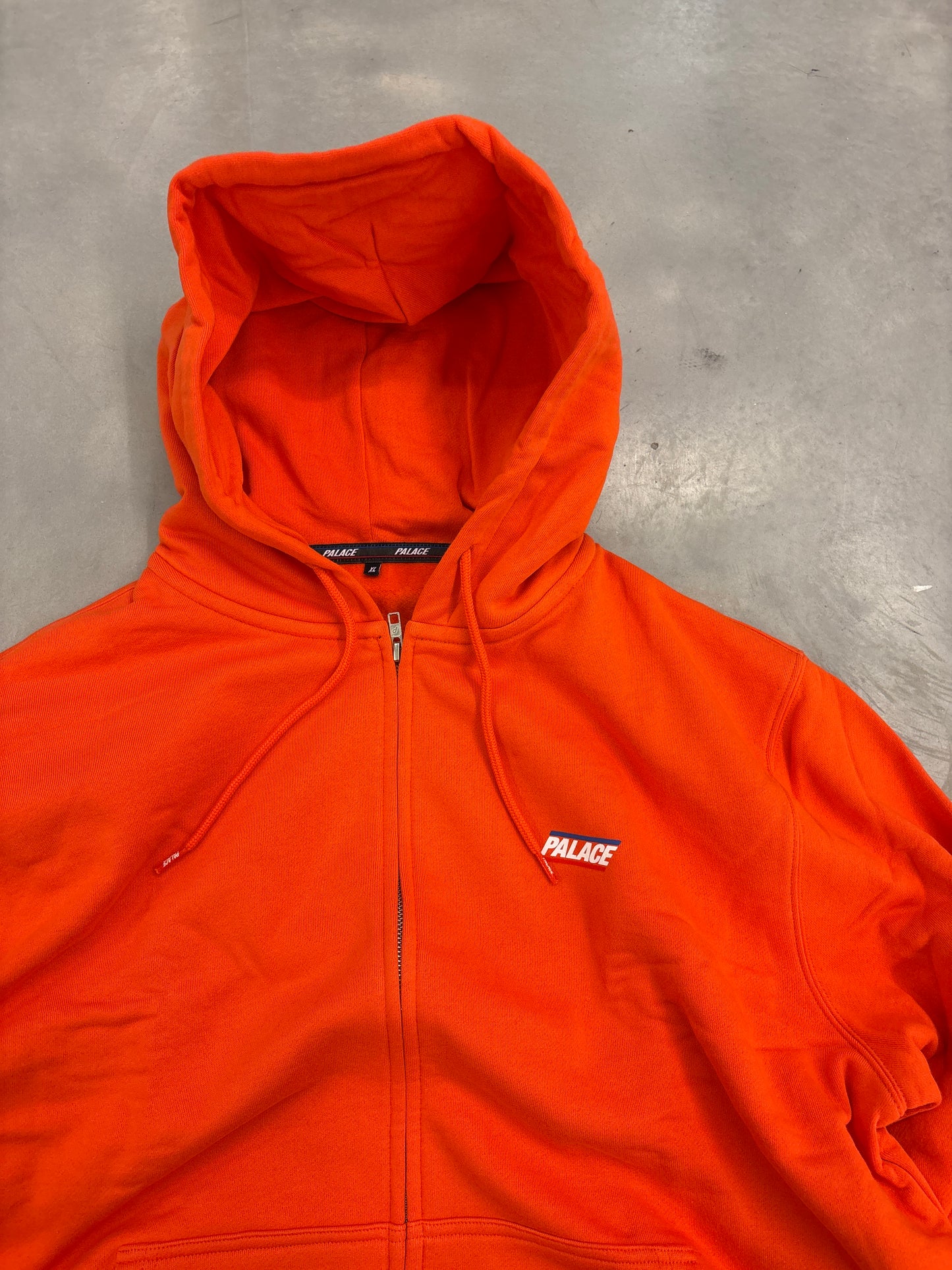 Palace Basically A Zip Hood Rouge  XL