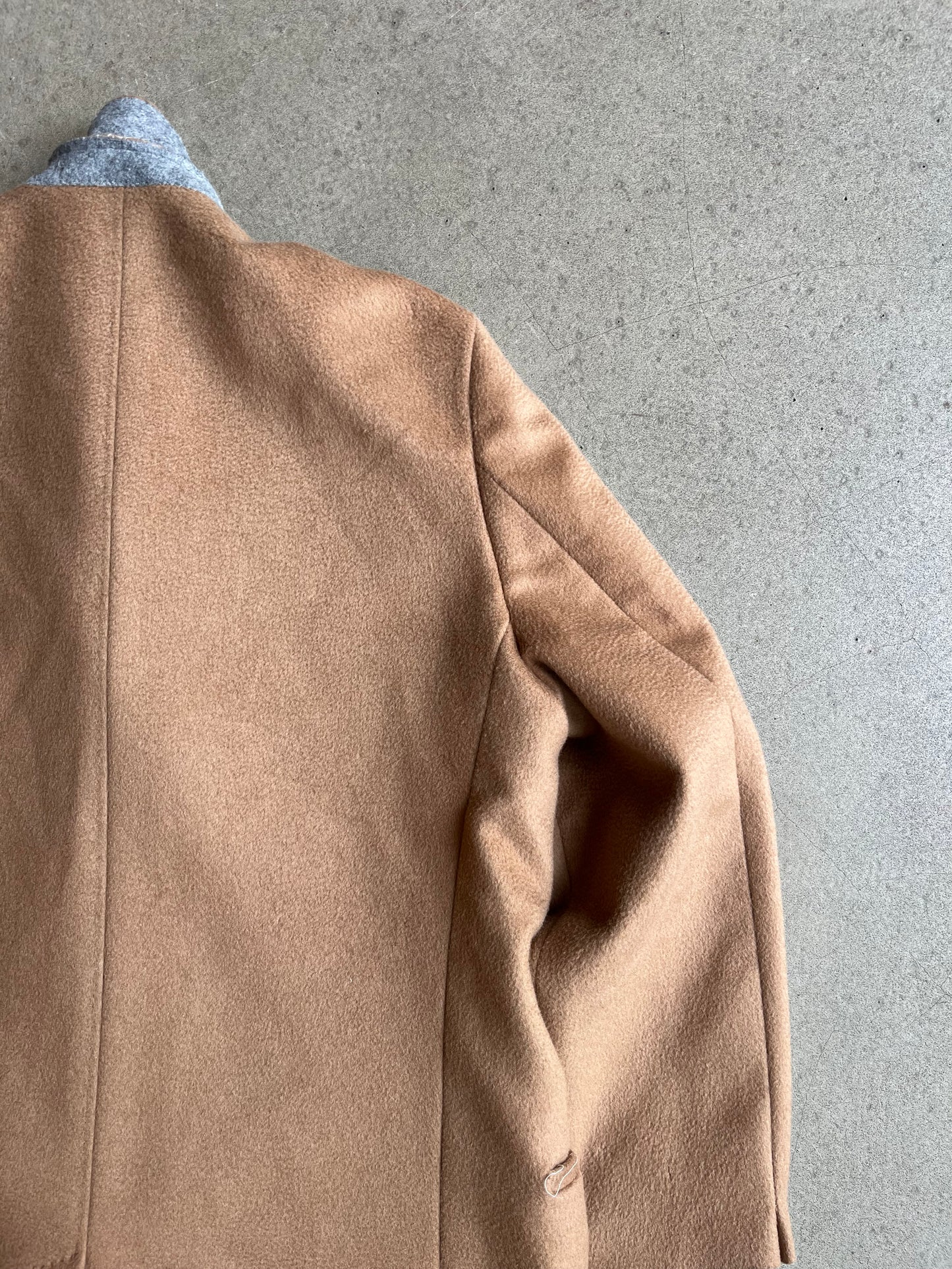Maison Margiela X H&M Wool Overcoat Brown