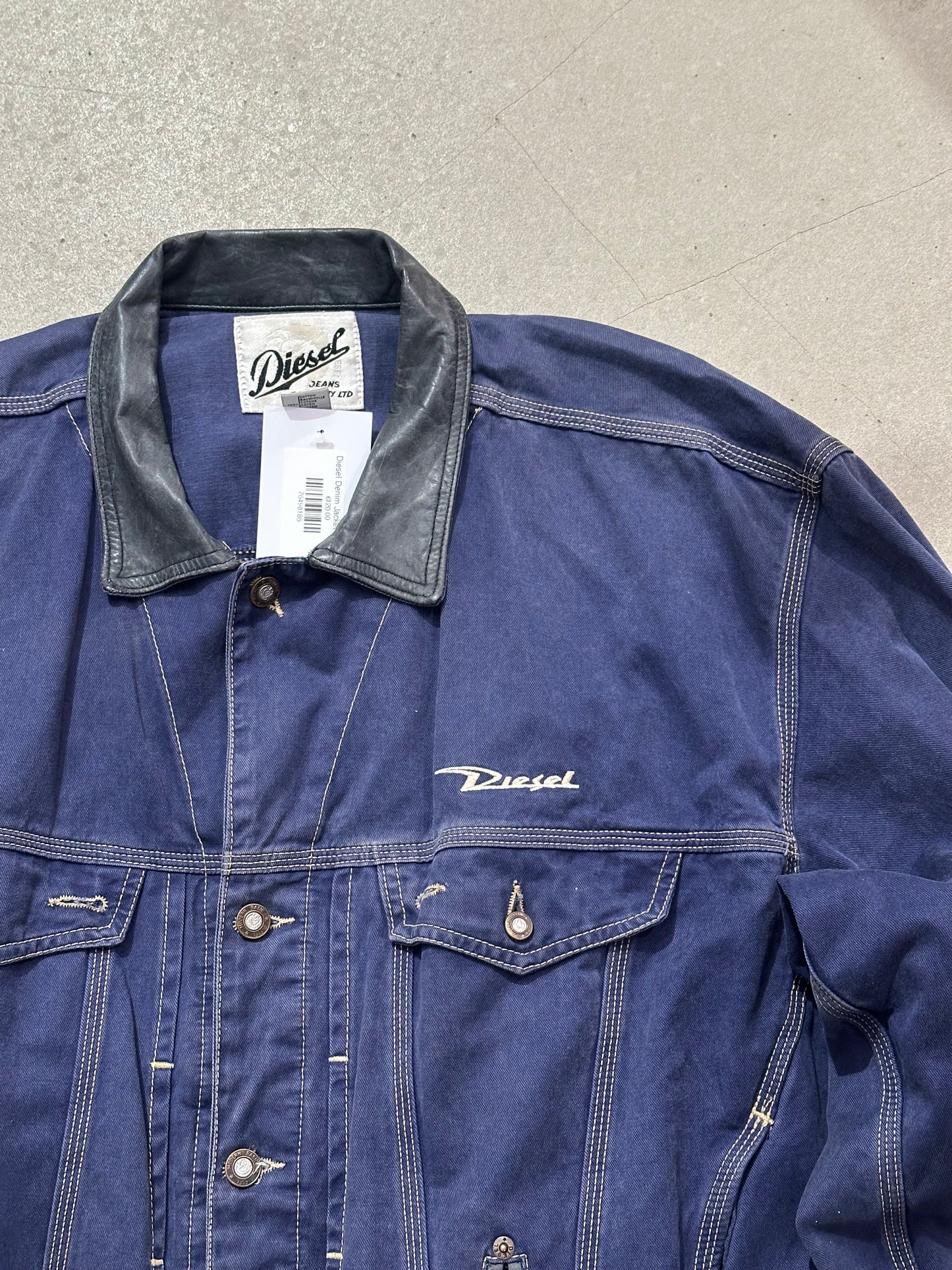 Diesel Denim Jacket Blue XL