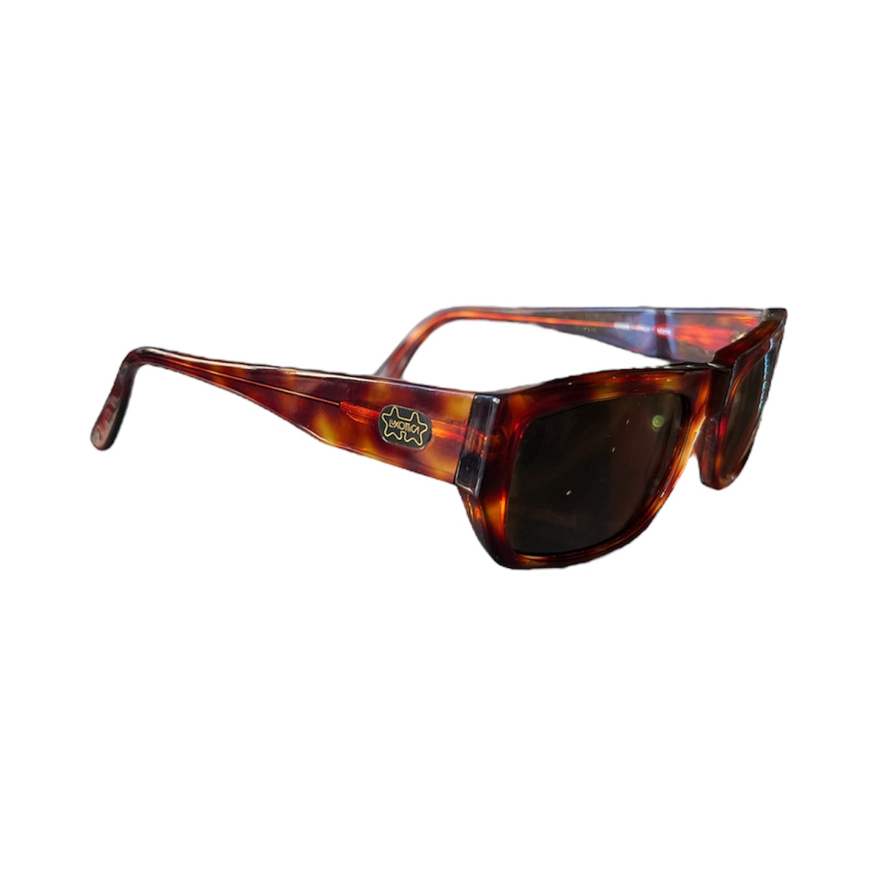 Luxottica Block Sunglasses Brown