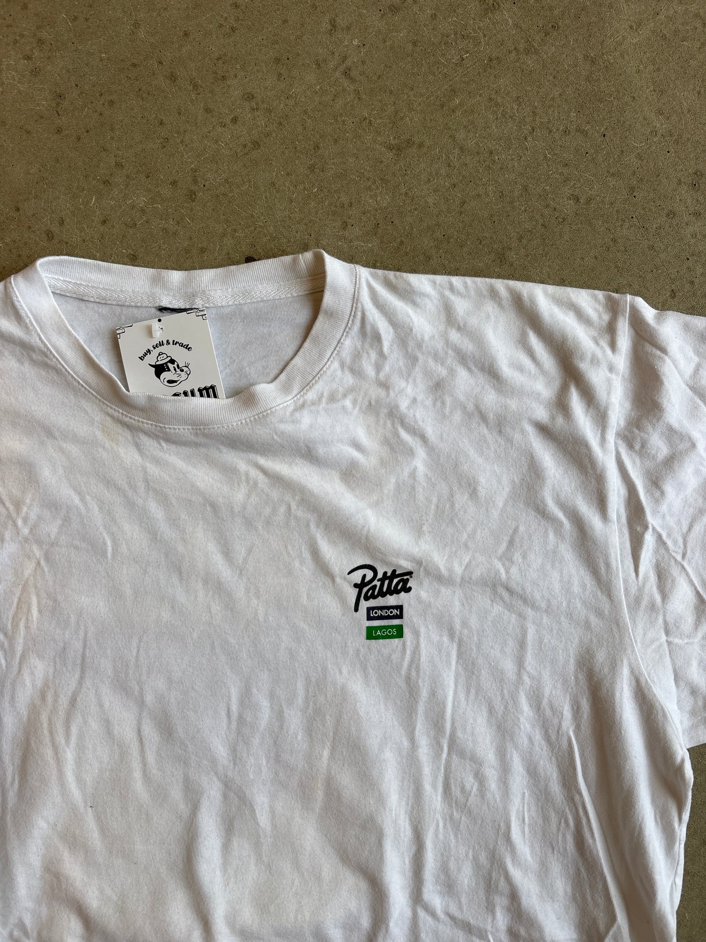 Patta London Lagos Naija Tee White L