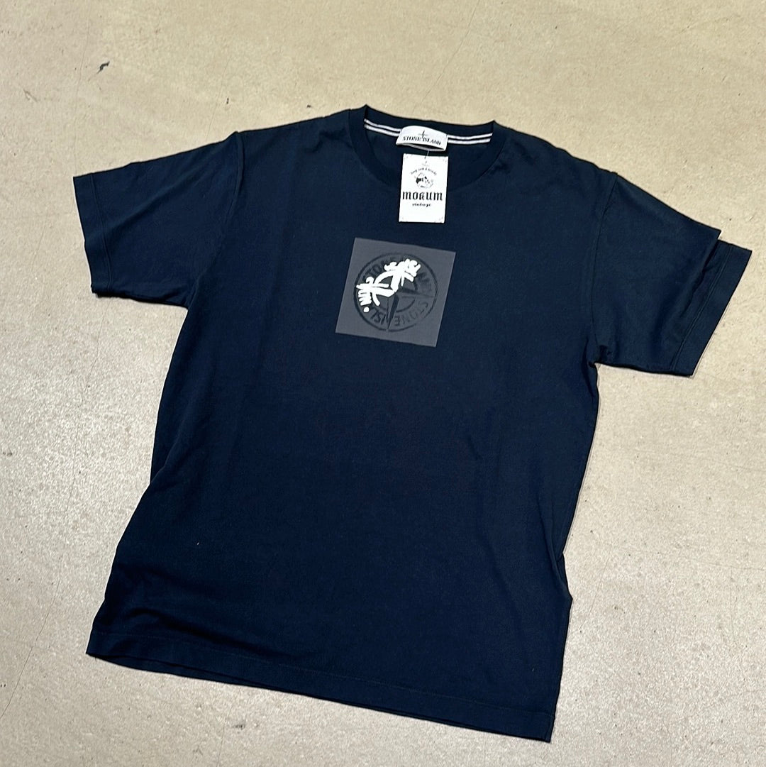 Stone Island Front Logo Tee Navy L