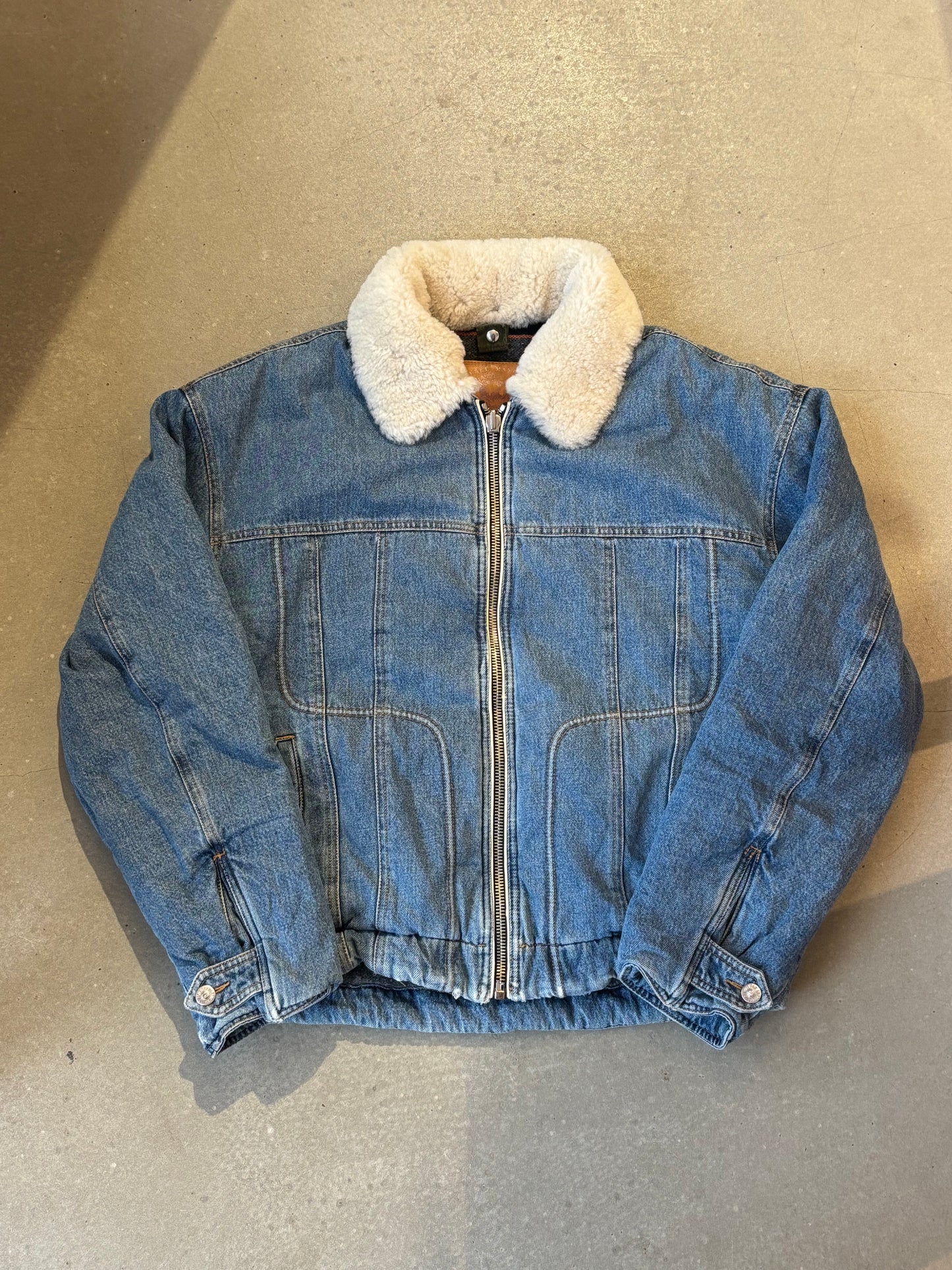 Diesel Denim Reversible Bomber Jacket M