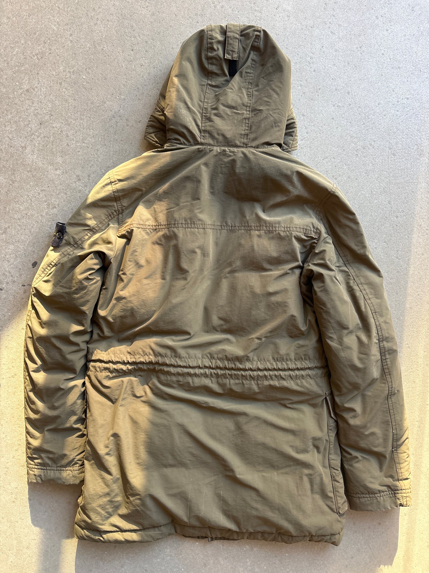 Stone Island Junior Down Jacket Khaki 14