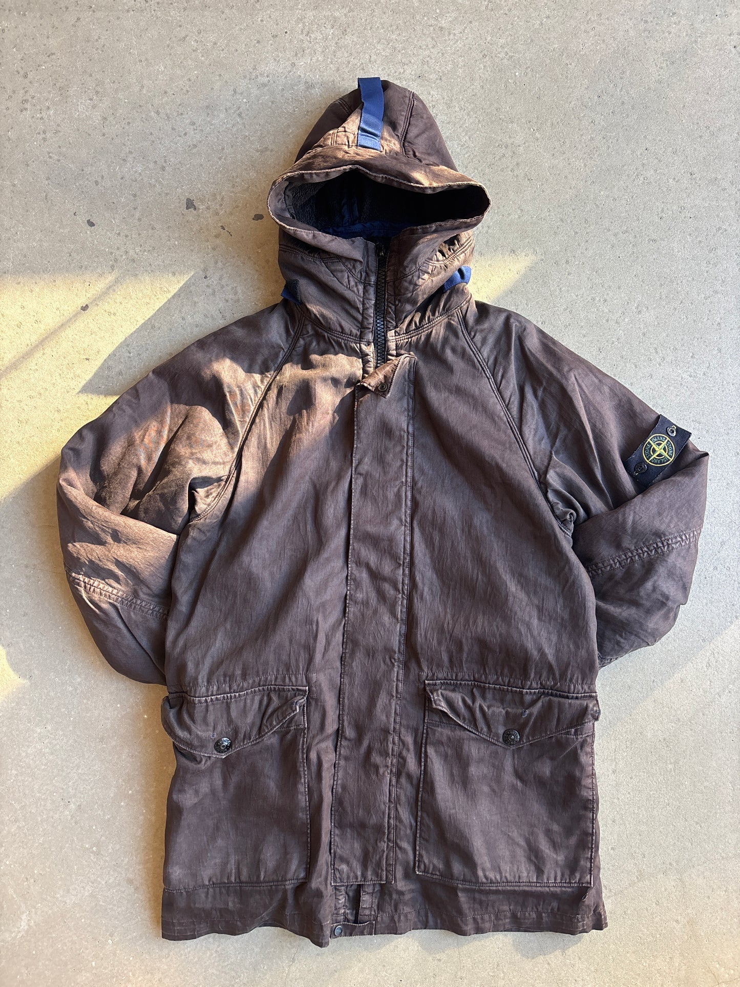 Stone Island 2005 David TC Dutch Rope Jacket Brown Medium