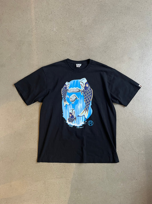 Bape Koinobori Waterfall Ape Head Tee XXL