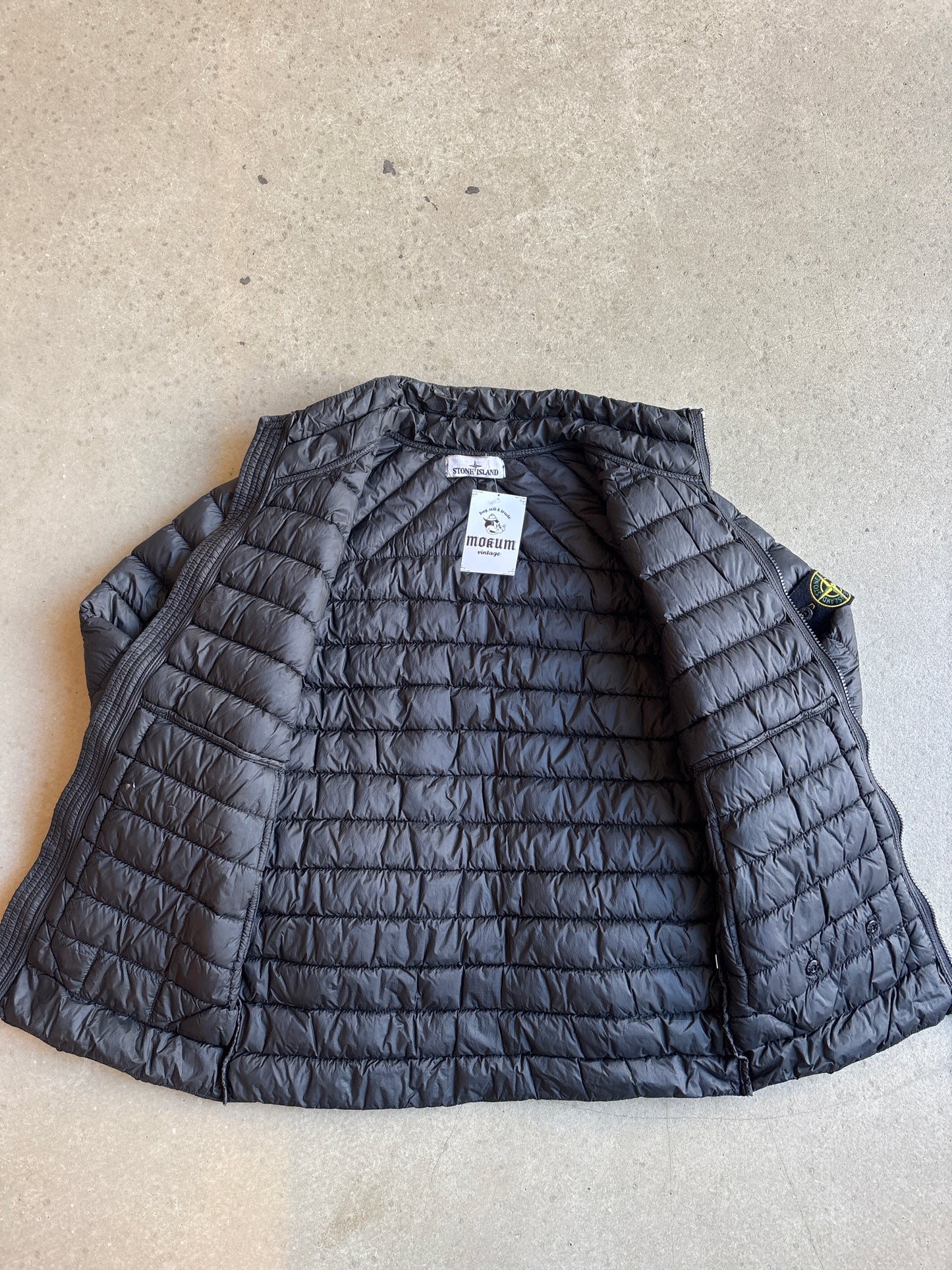 Stone Island Down Puffer Jacket Black Small