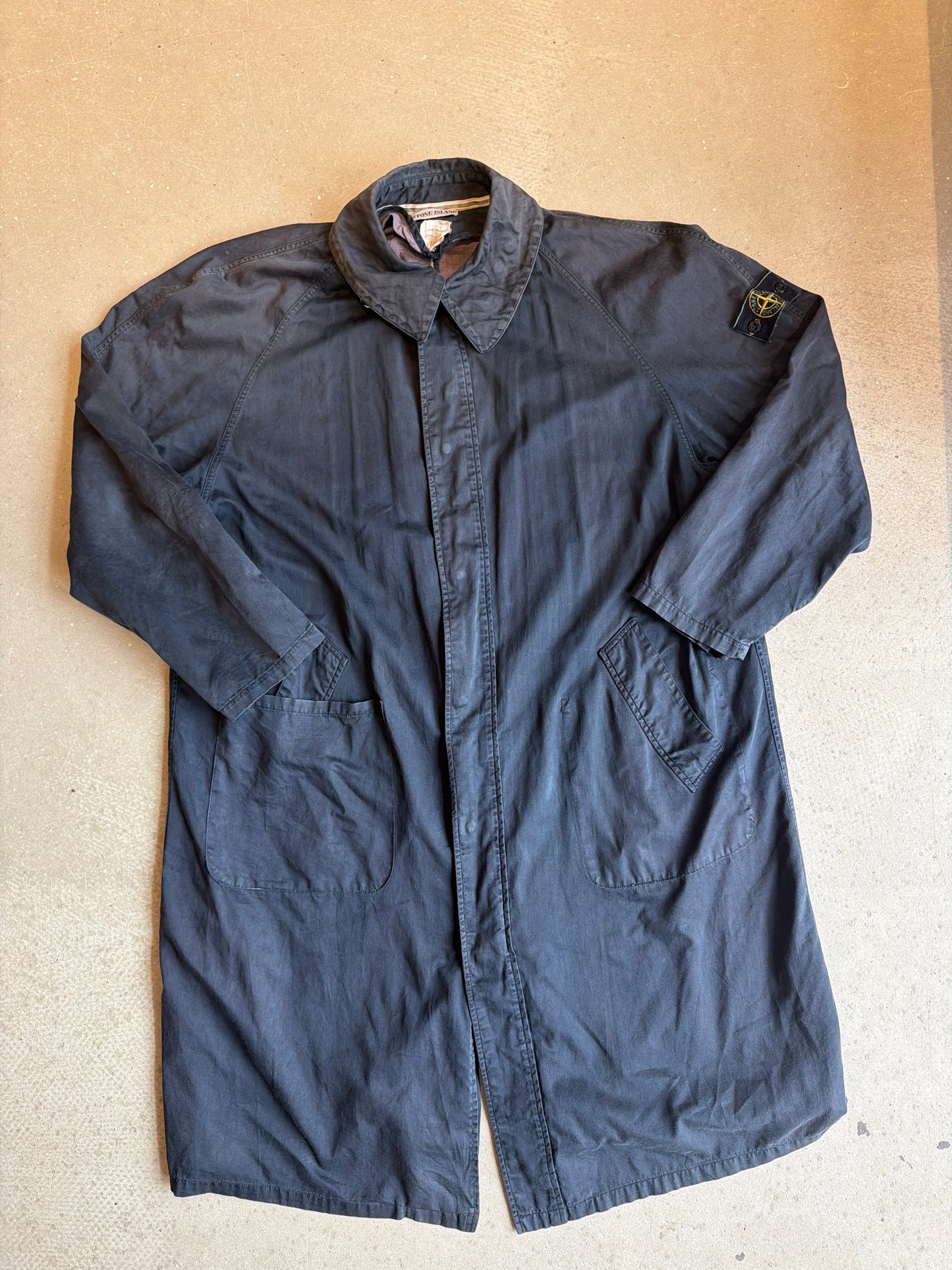 Stone island Mussola Gommata Trenchcoat L