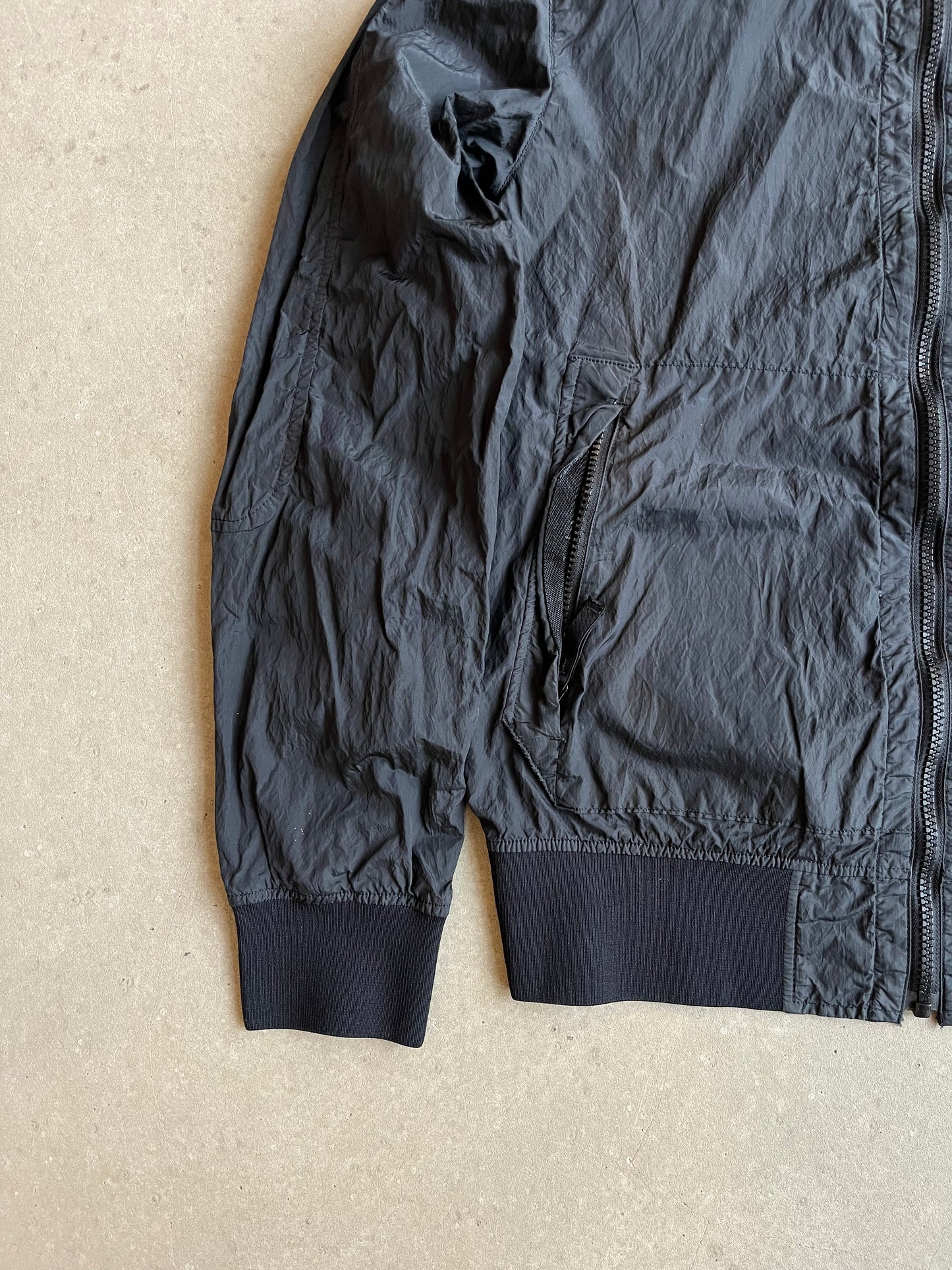 Stone Island Nylon Metal Watro Windbreaker Black Small