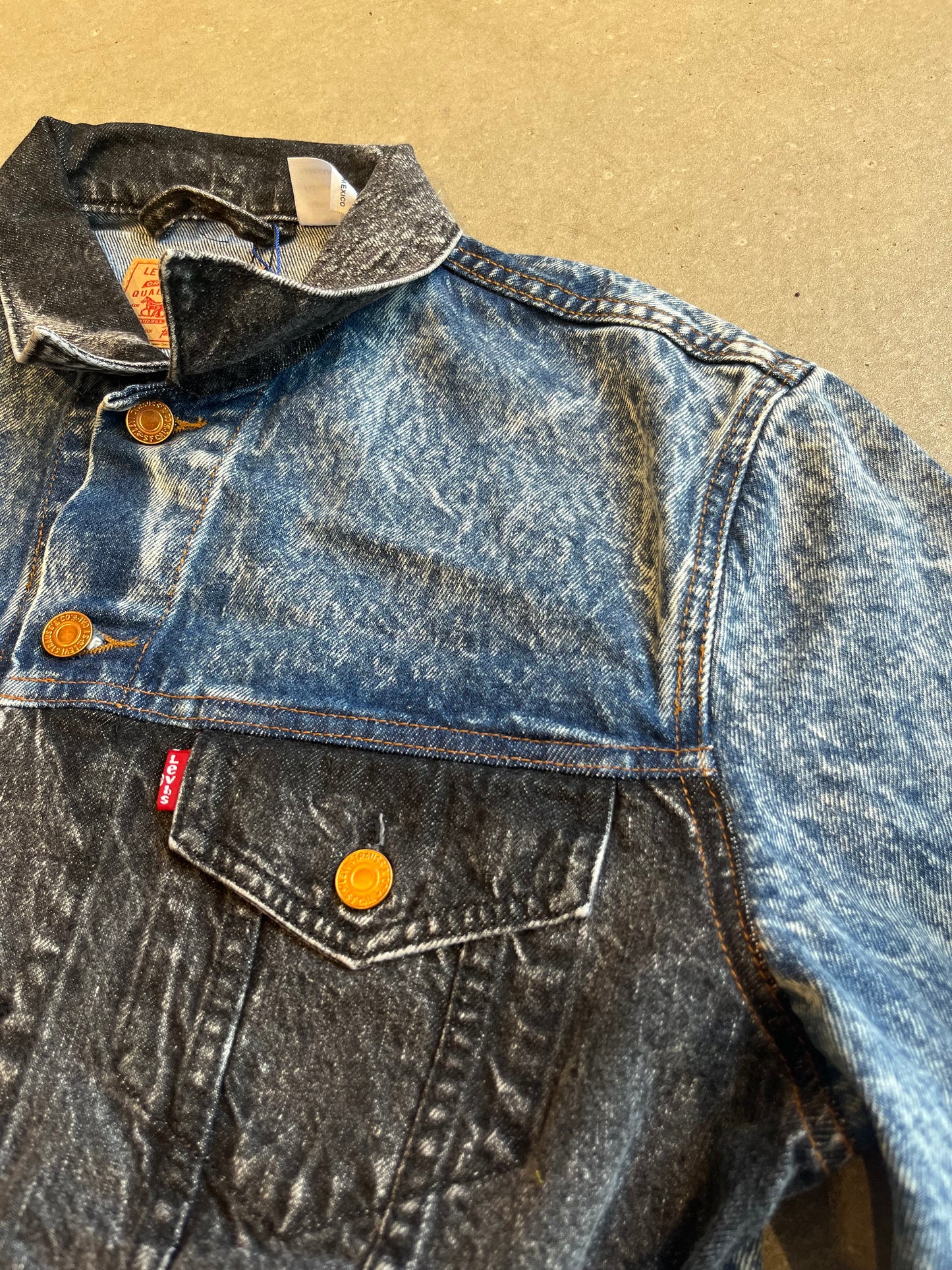 Levis X Patta Denim Jacket Black Blue L