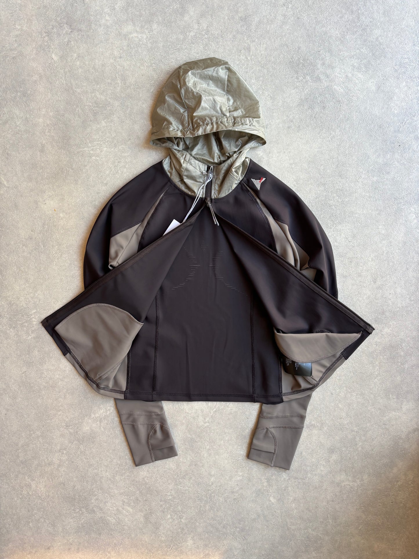 ROA Spine Stretch Hooded Dark Brown Medium