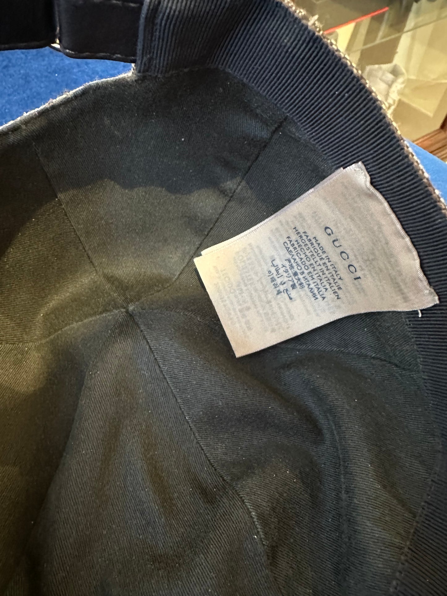 Gucci GG Canvas Web Baseball Hat Brown