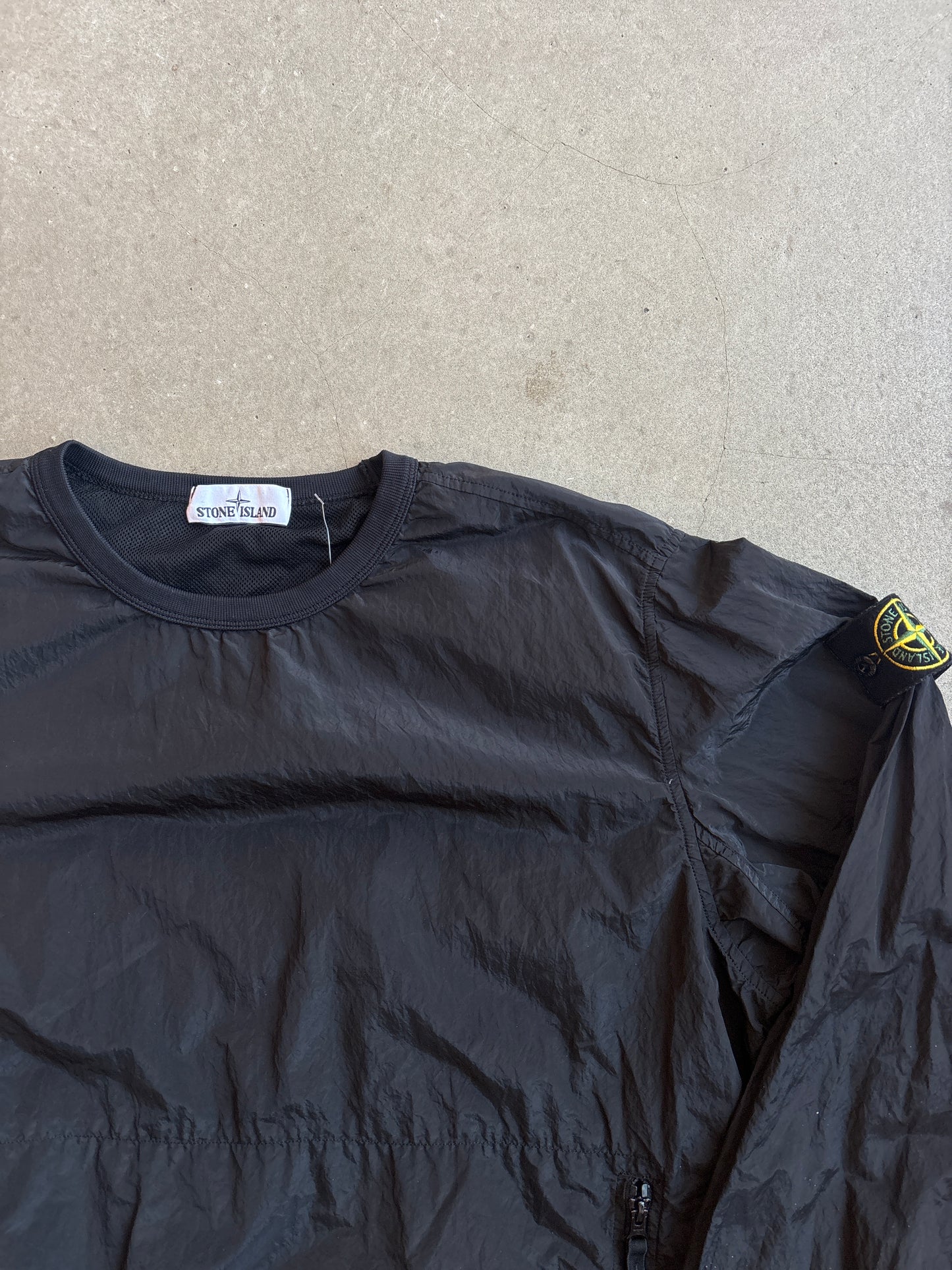 Stone Island Nylon Metal Sweater Black XL