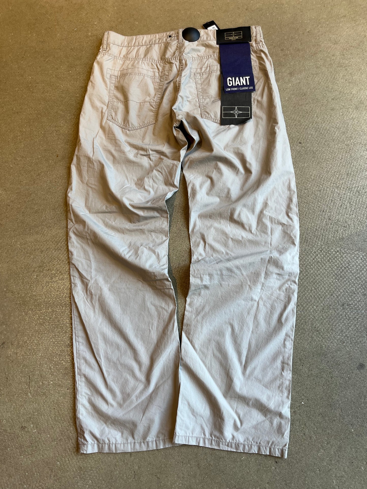 Stone Island Denims Loose Fit Pants Grey Medium