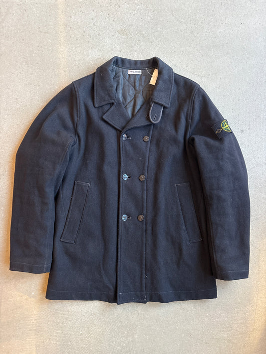 Stone Island Junior Double Breasted Jacket Black 16