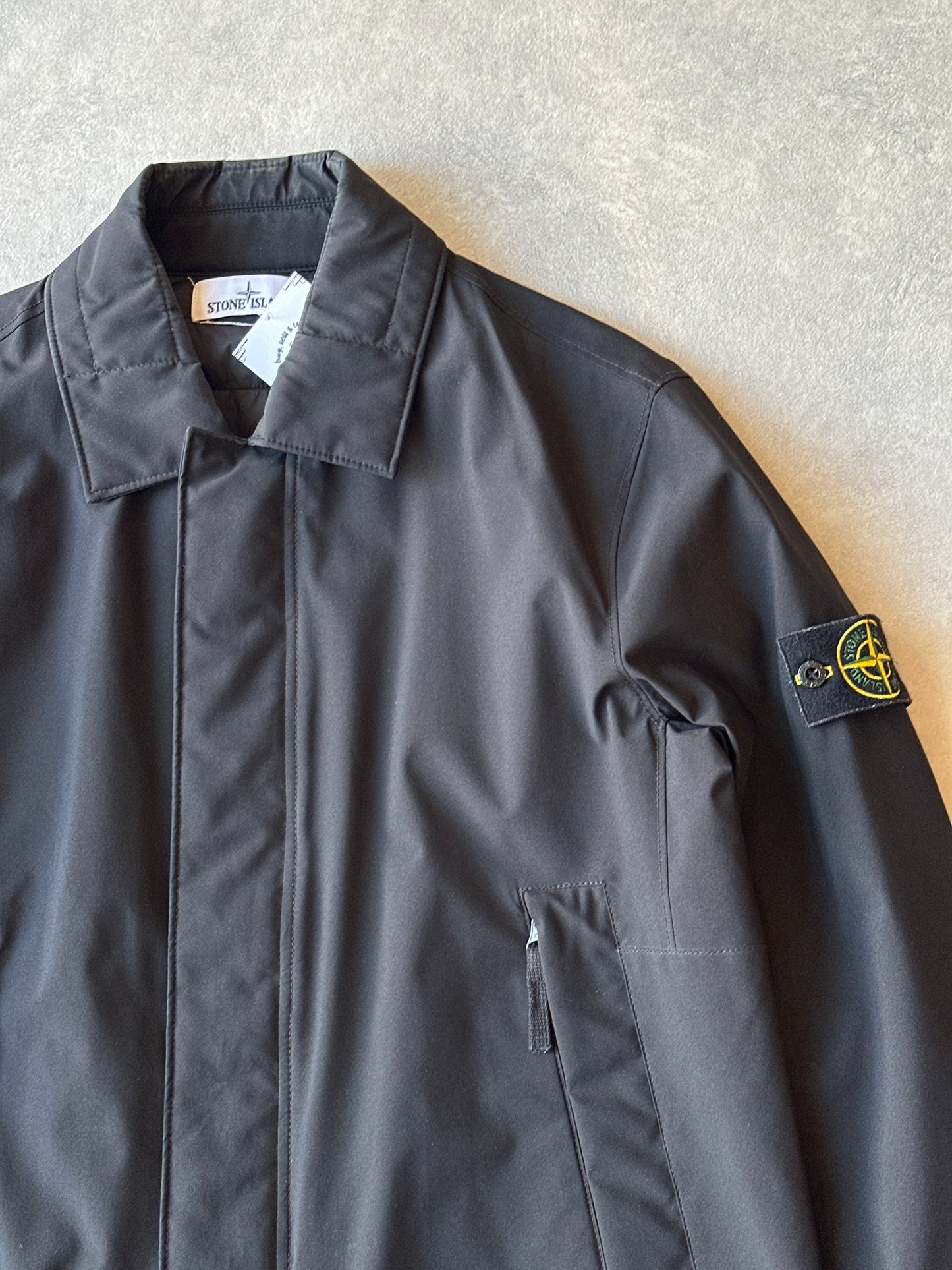 Stone Islands Primaloft Soft Shell-R Trench Black Large