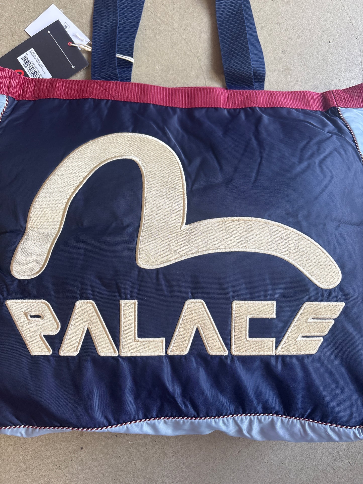 Palace x Evisu Souvenir Tote Bag Deep Navy