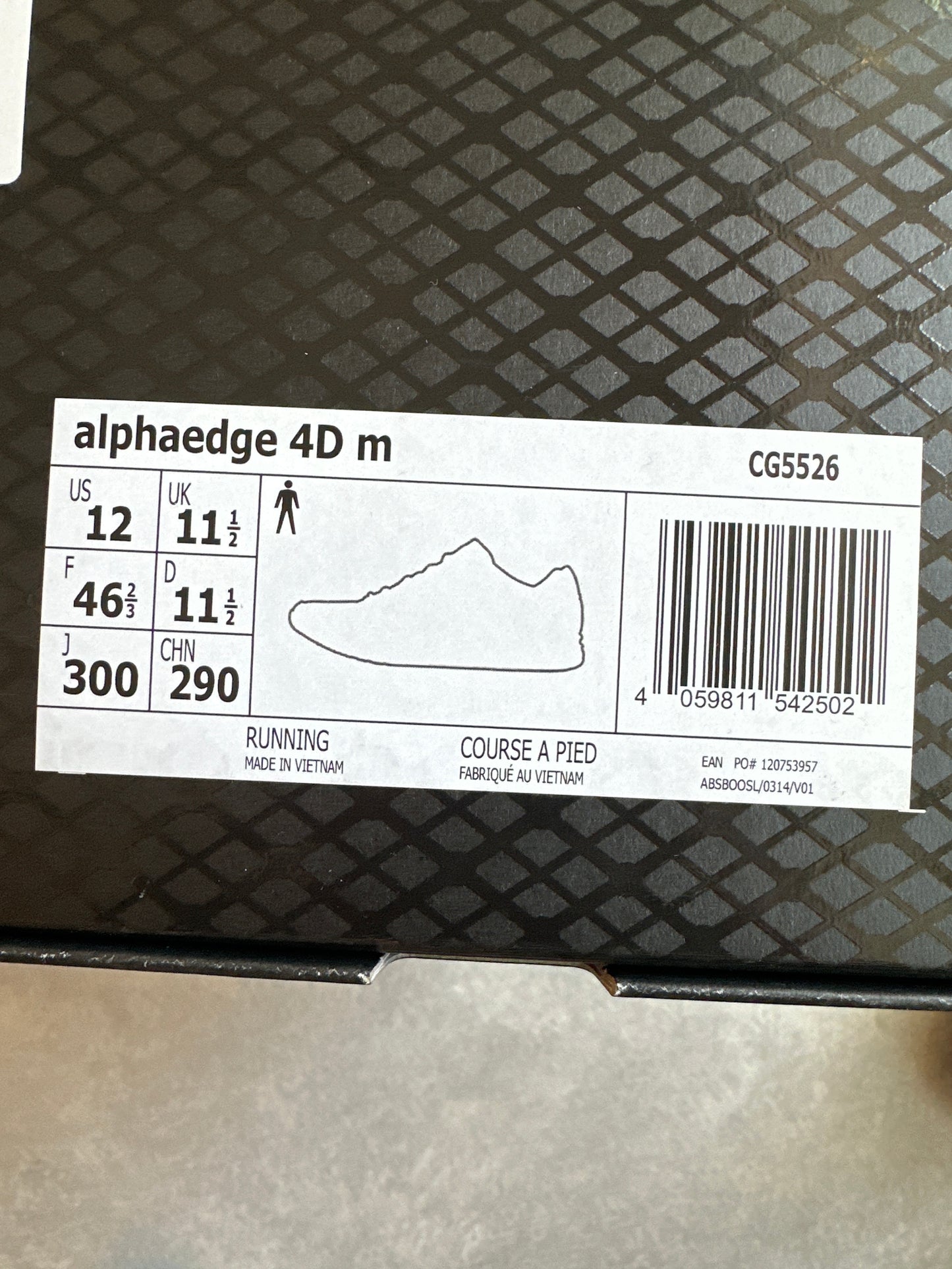 Adidas Alphaedge 46 2/3