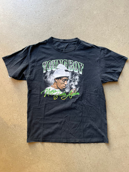 NBA Youngboy Never Broke Again Tee Black Large