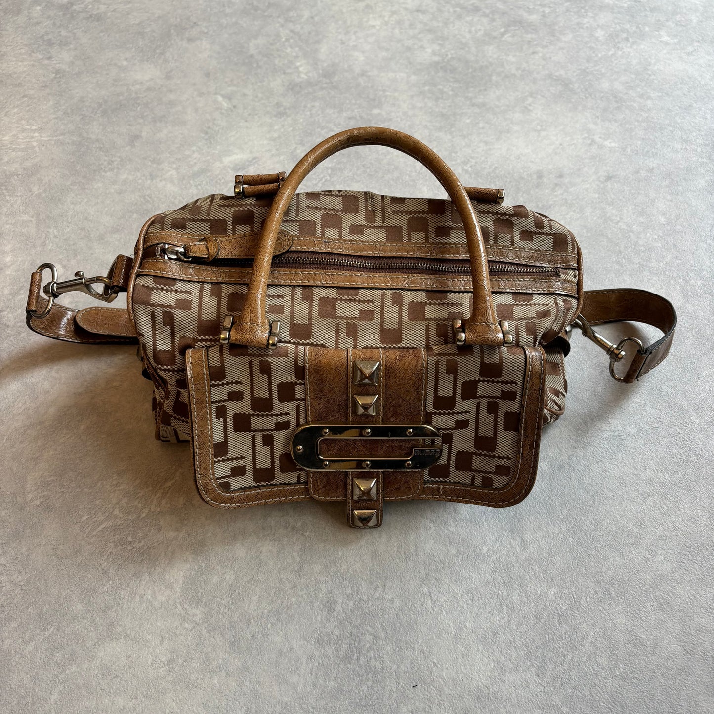 Guess G Buckle Studded Monogram