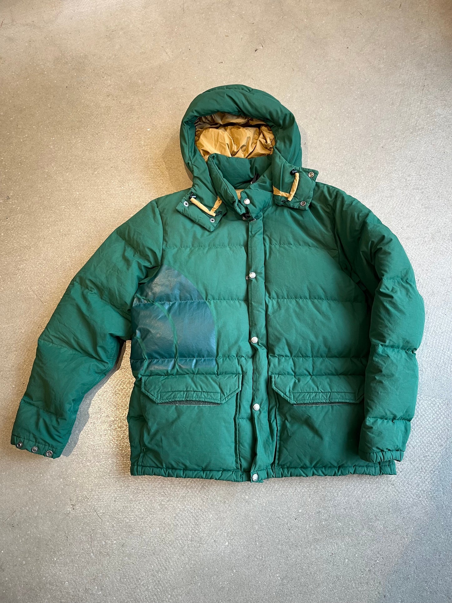 Junya Watanabe MAN x The North Face Down Jacket Green Large