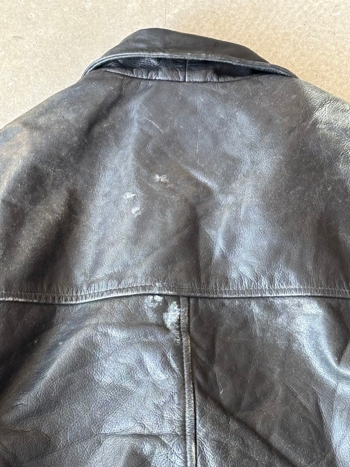 Leather Jacket Black L