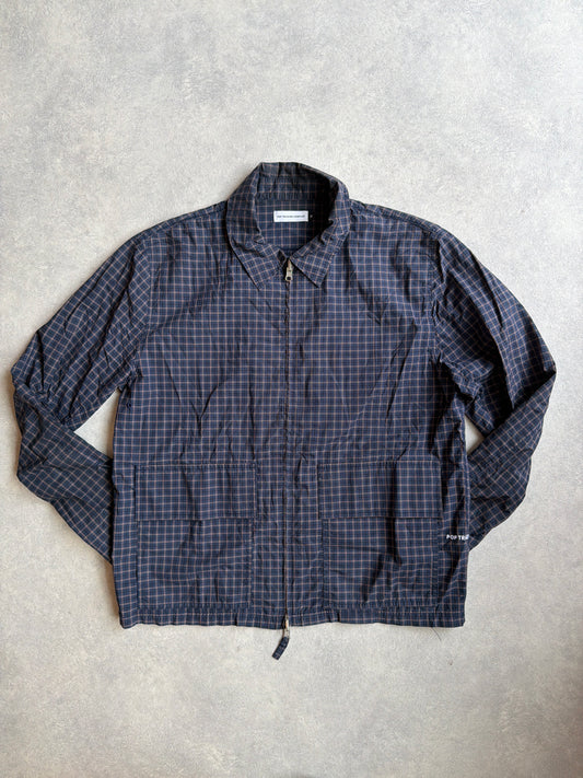 Pop Trading Company Full Zip Check Jacket M