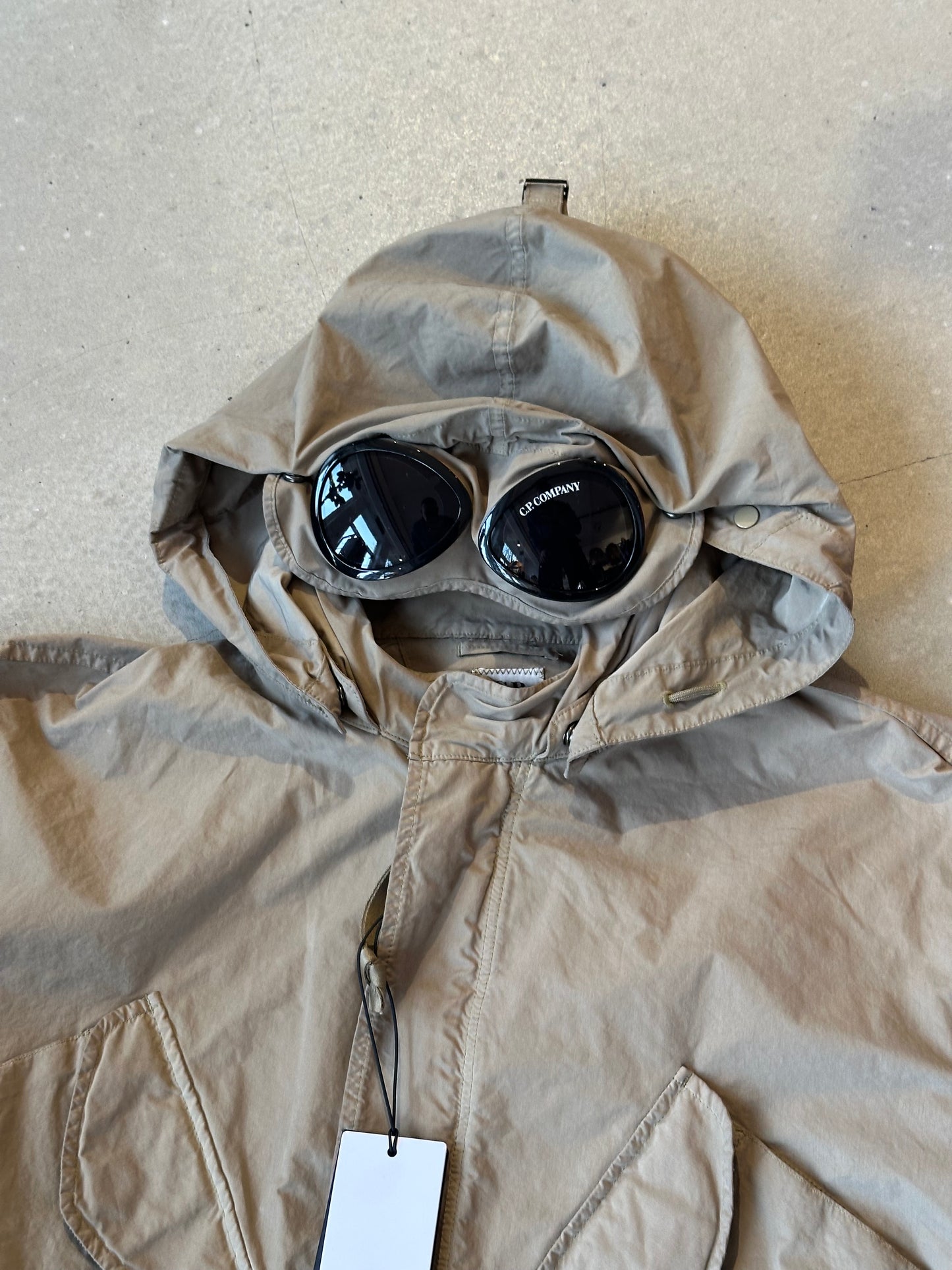 C.P. Company Micro Kei Goggle Jacket Khaki M