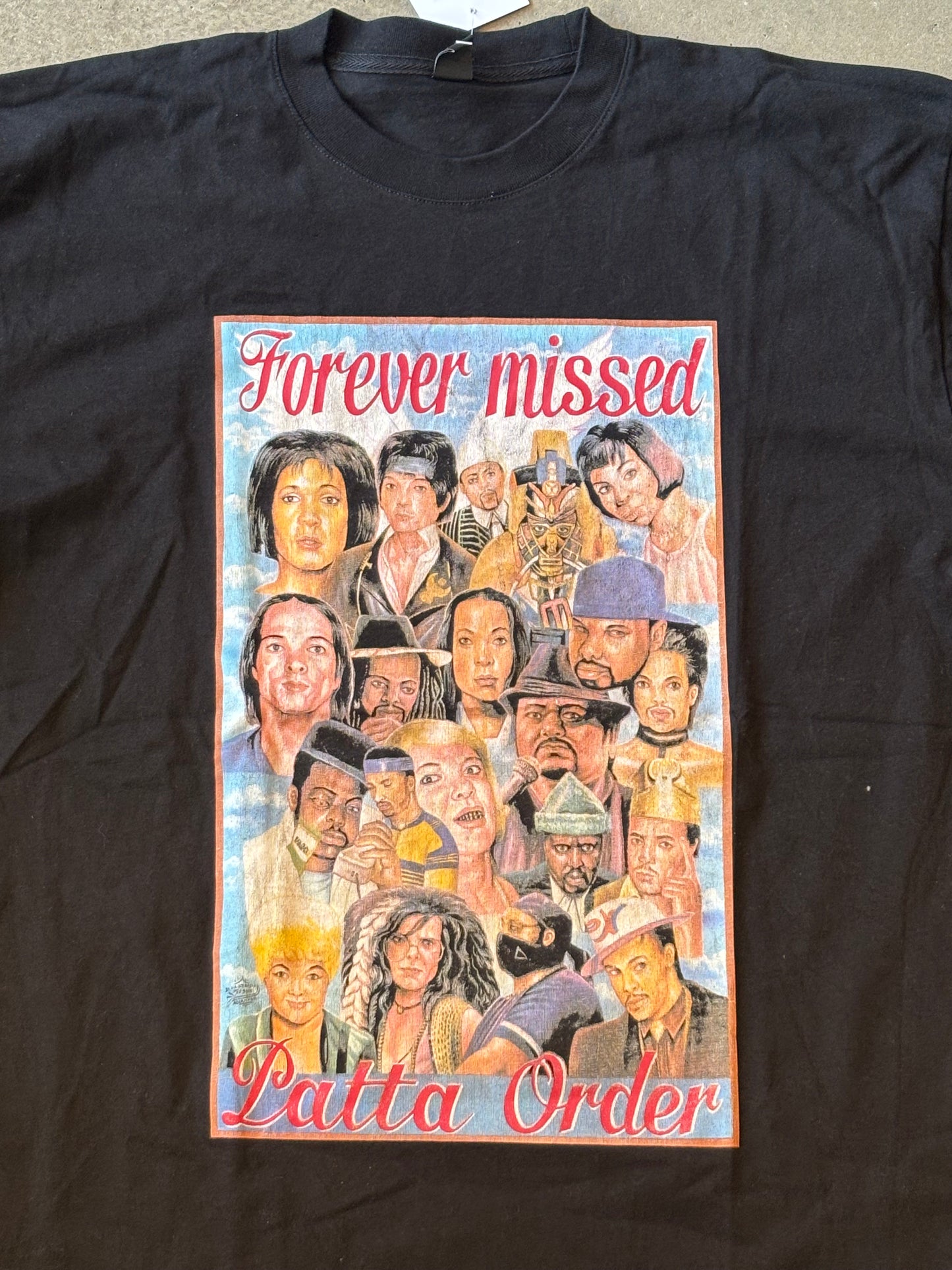 Patta x Order Poster Tee Black L