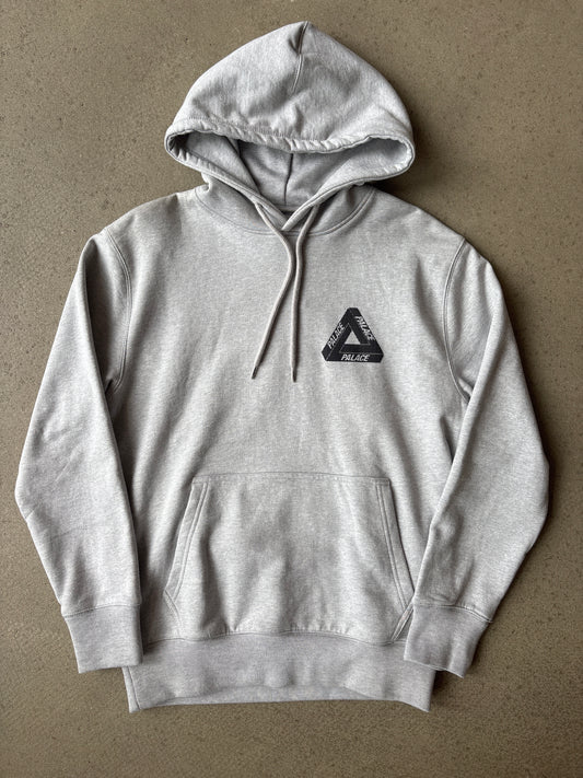 Palace Tri-Mesh Hoodie Grey Small