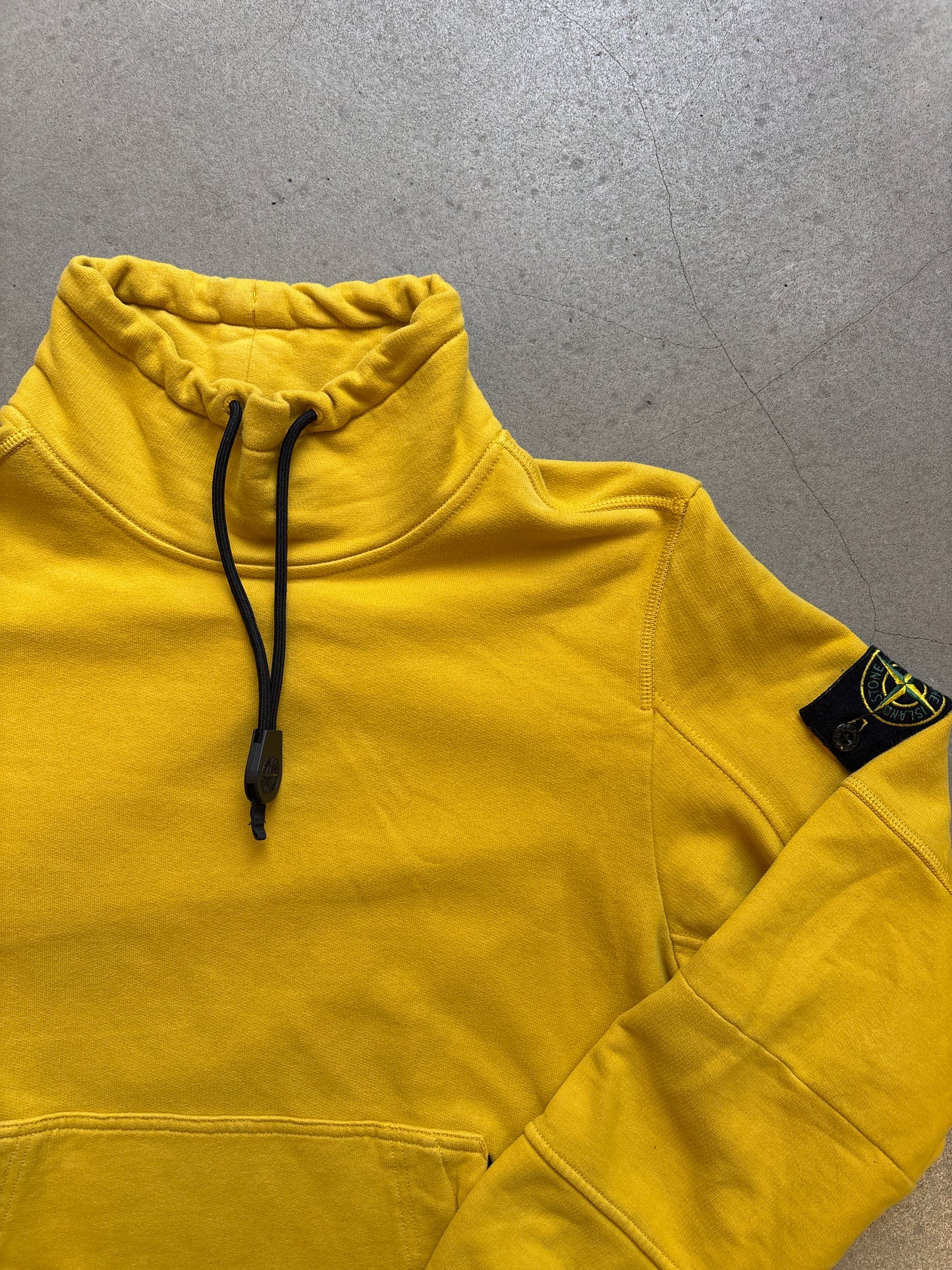 Stone Island Funnel Neck Pullover Yellow S