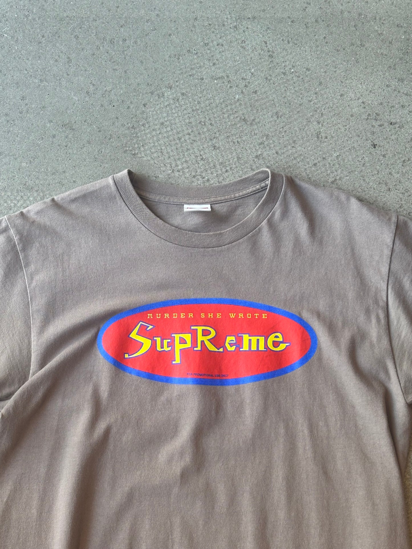 Supreme Murder She Wrote Tee Beige L