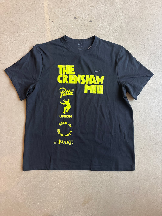 Patta x Nike Crenshaw Mile Running Tee Black XL