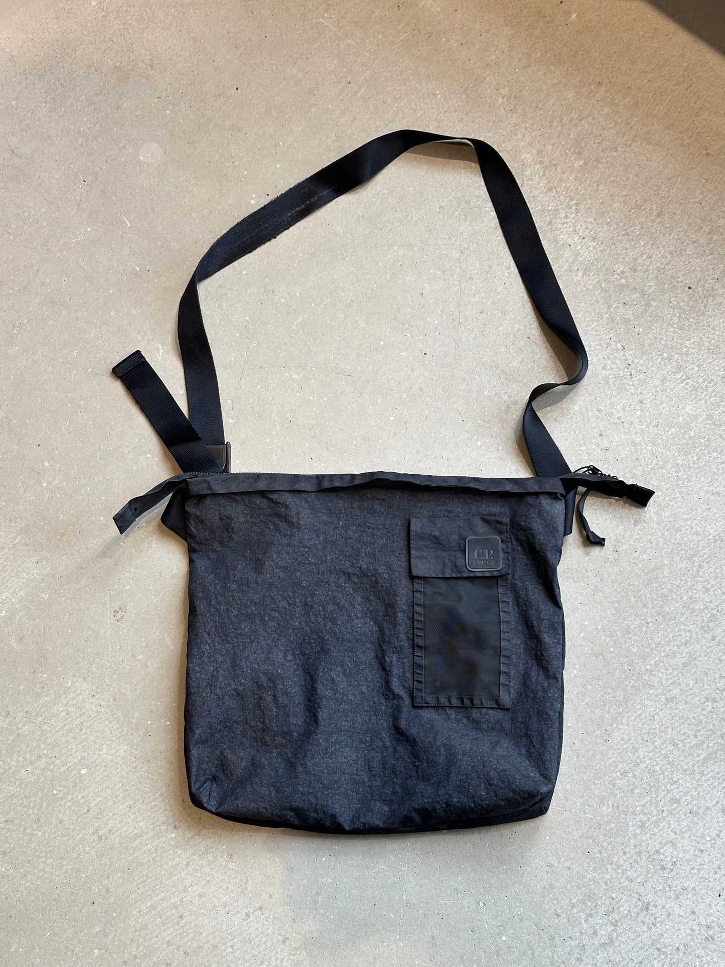 C.P Company Metropolis Woven Bag Black Grey