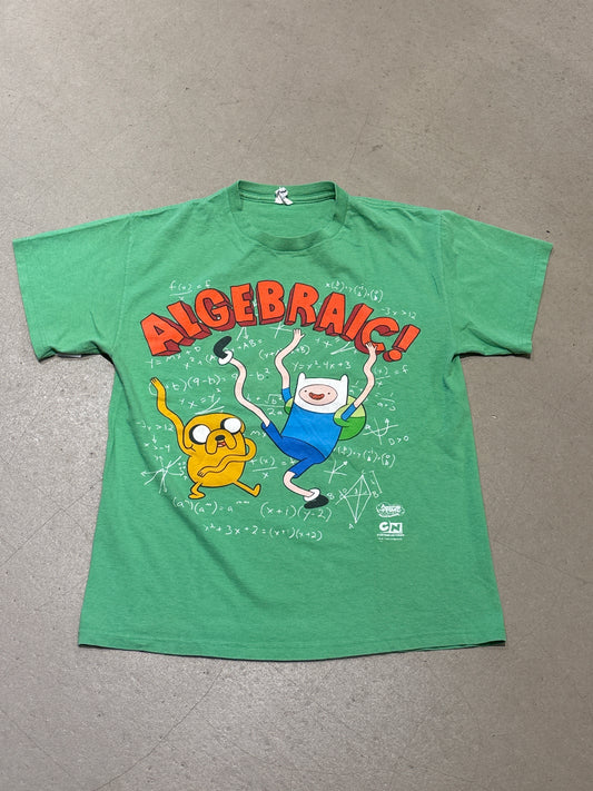 Vintage Delta Adventure Time Algebraic Tee Green Medium