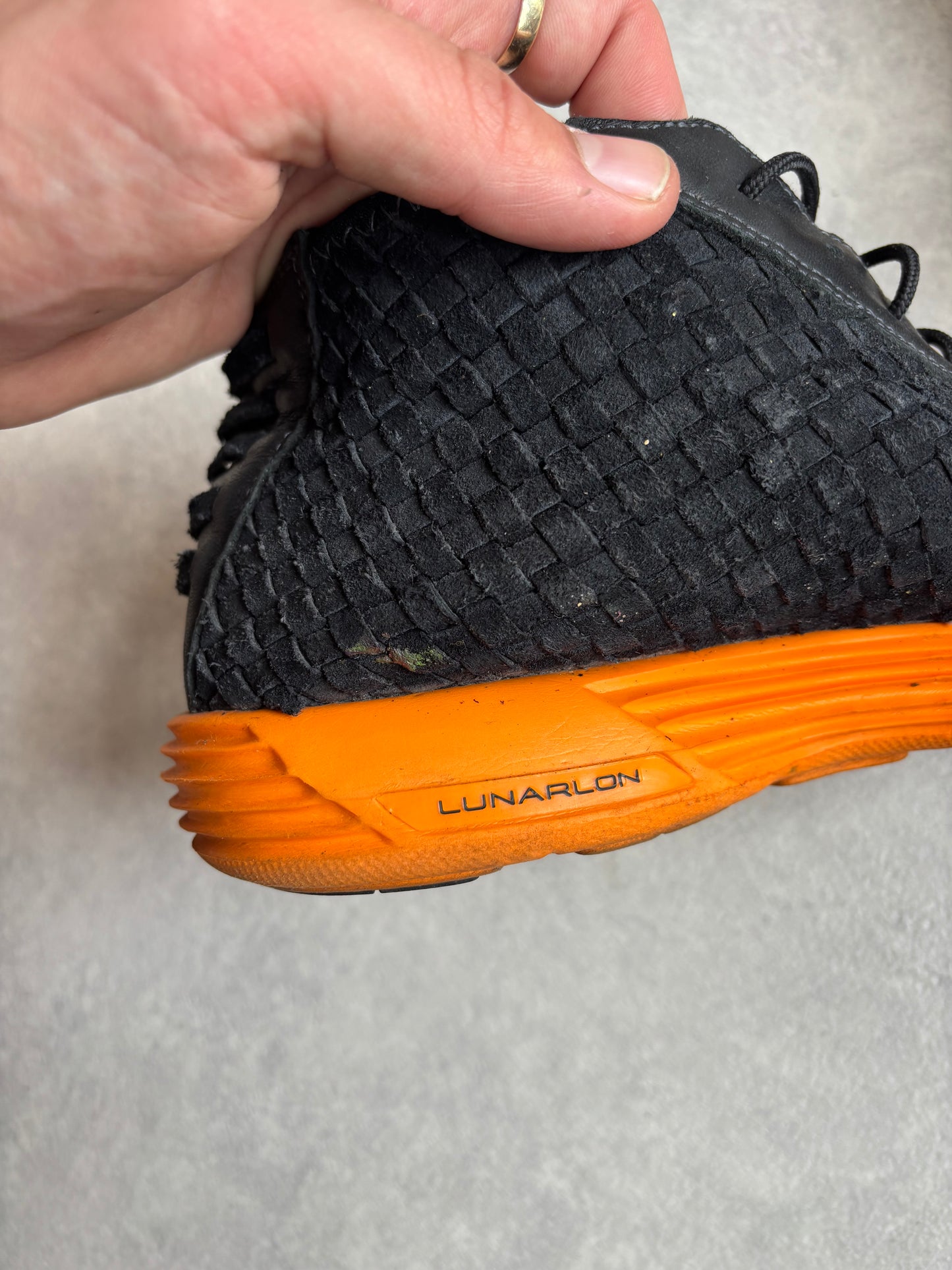 Nike Lunar Chukka Woven Zwart/Oranje NL 44