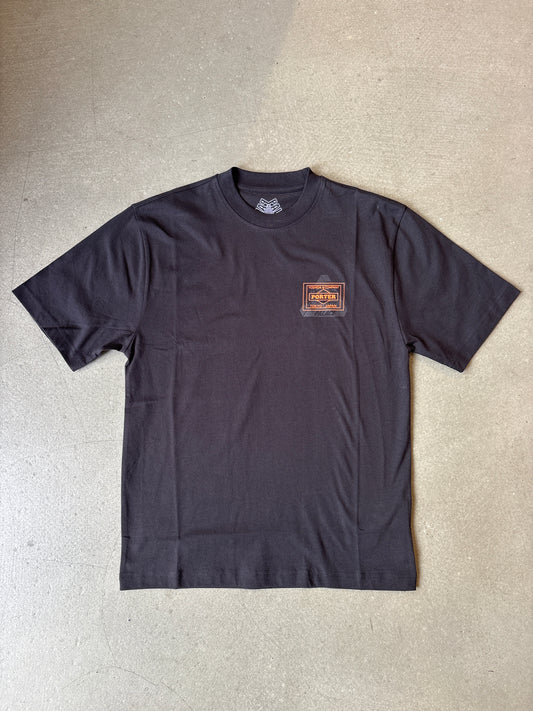 Palace x Porter Logo Tee Black