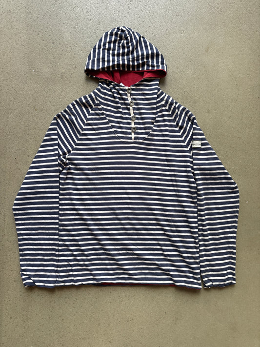 Stone Island Denims Stripe Hoodie Navy L