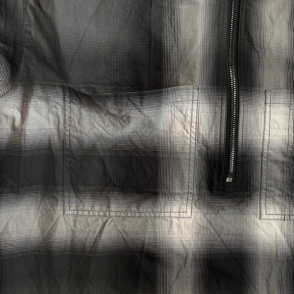 Burberry x Pop Trading Company Half- Zip Shirt Grey XL