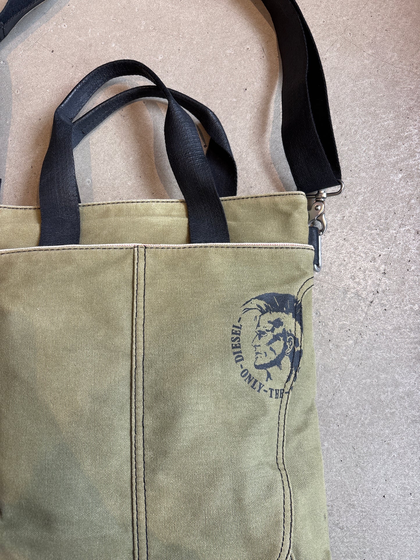 Vintage Diesel Denim Shoulder Bag