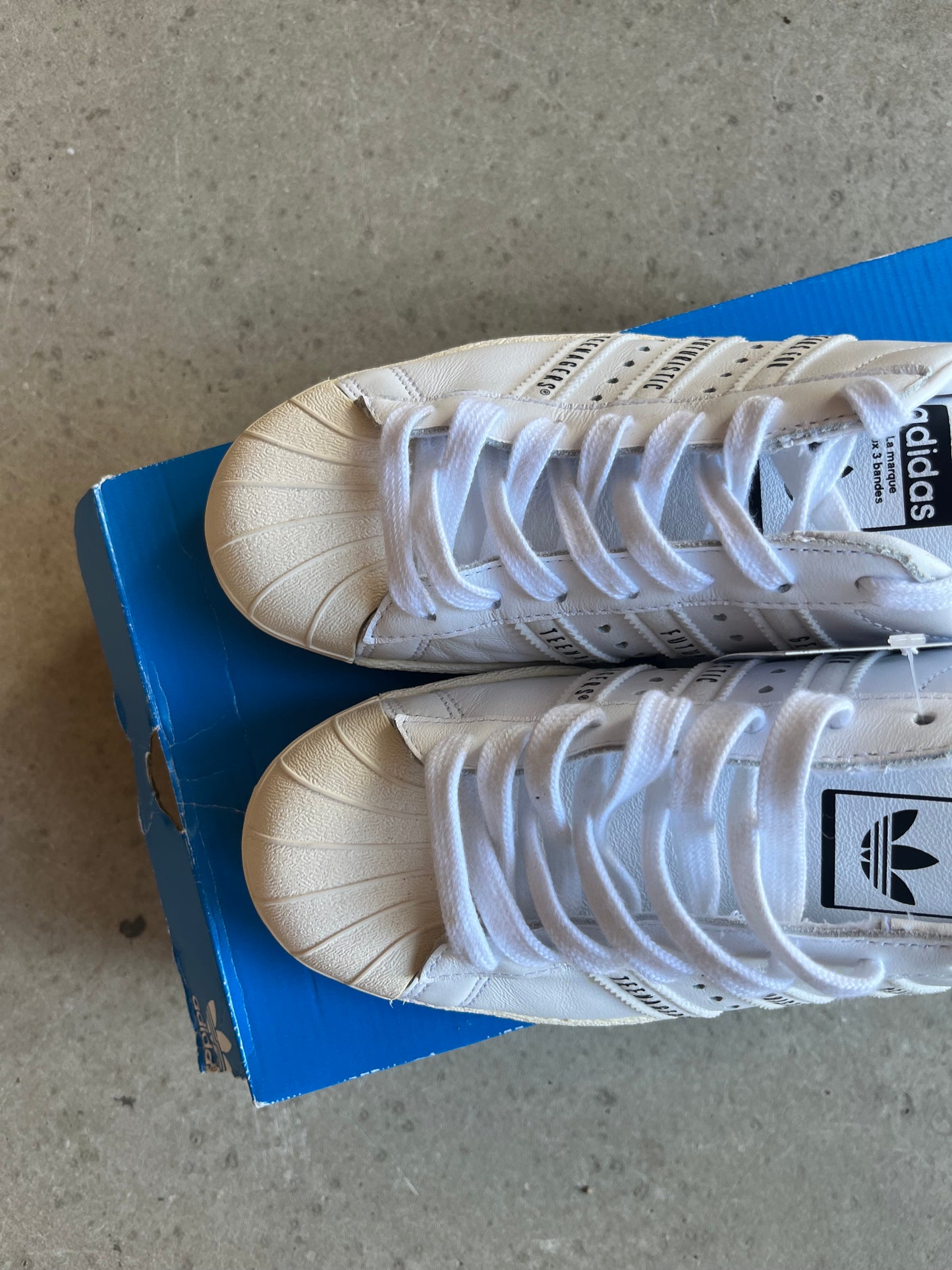 Adidas X Human Made Superstars White 42