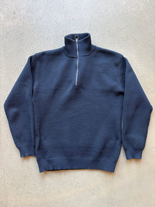 Nanamica Half Zip Knit Navy L