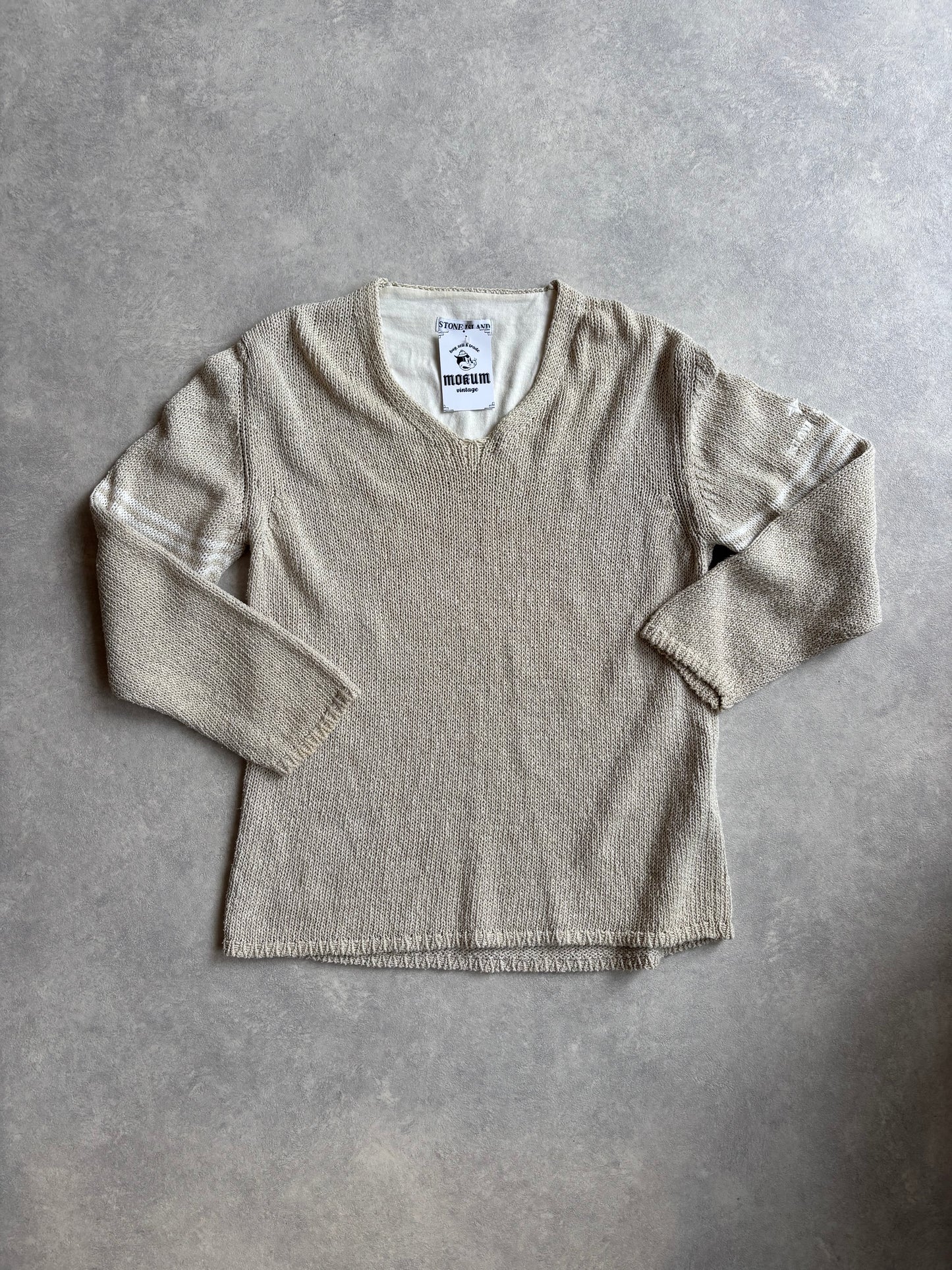 Stone Island Loose-FIt Open KNit V-neck M