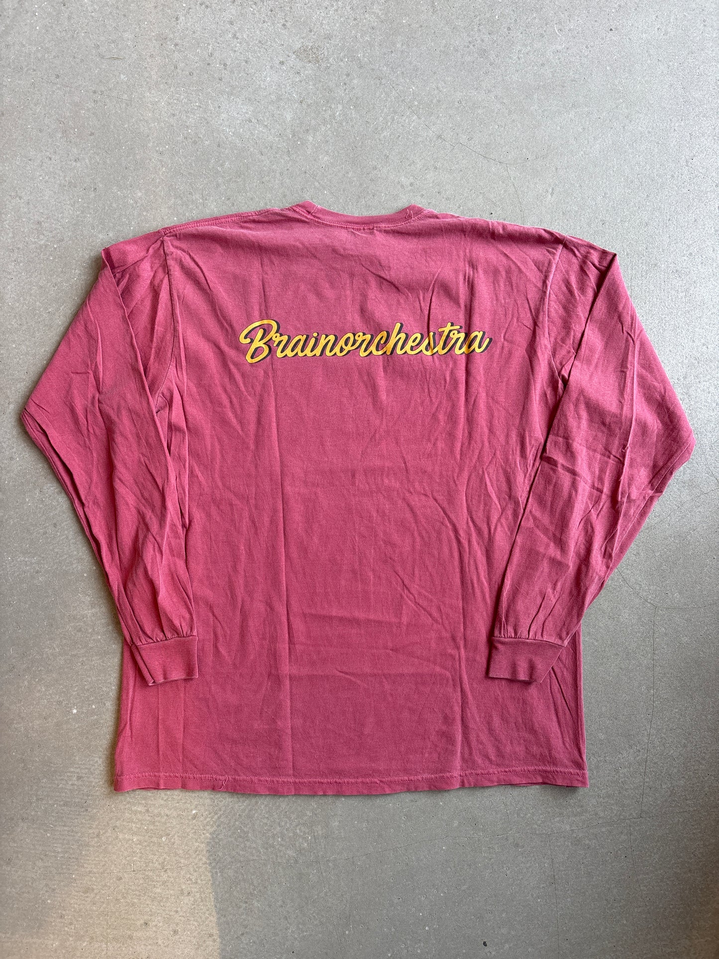 Comfort Colors Brainorchestra Longsleeve Tee Red XL