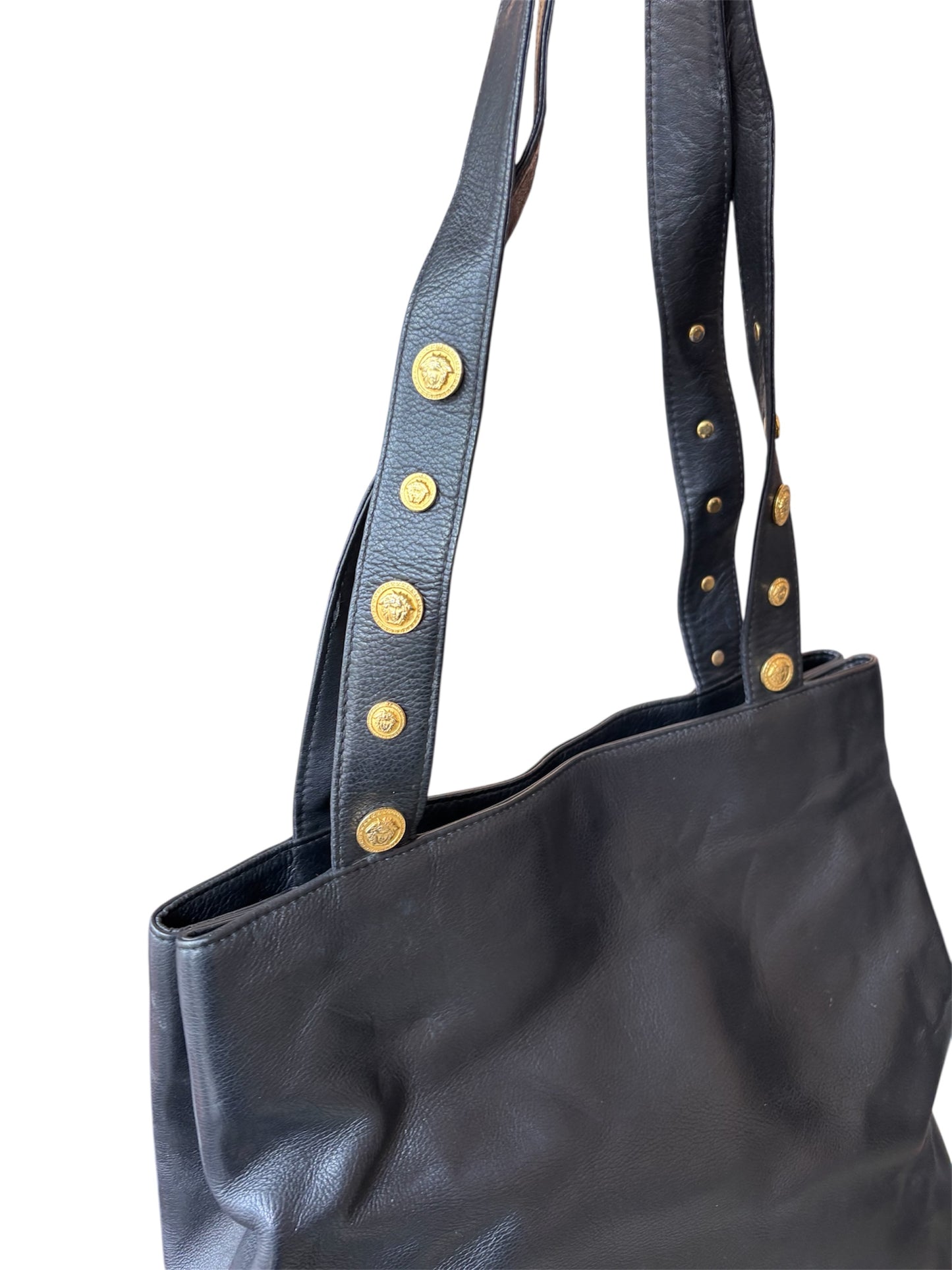 Versace Vintage Leather Tote