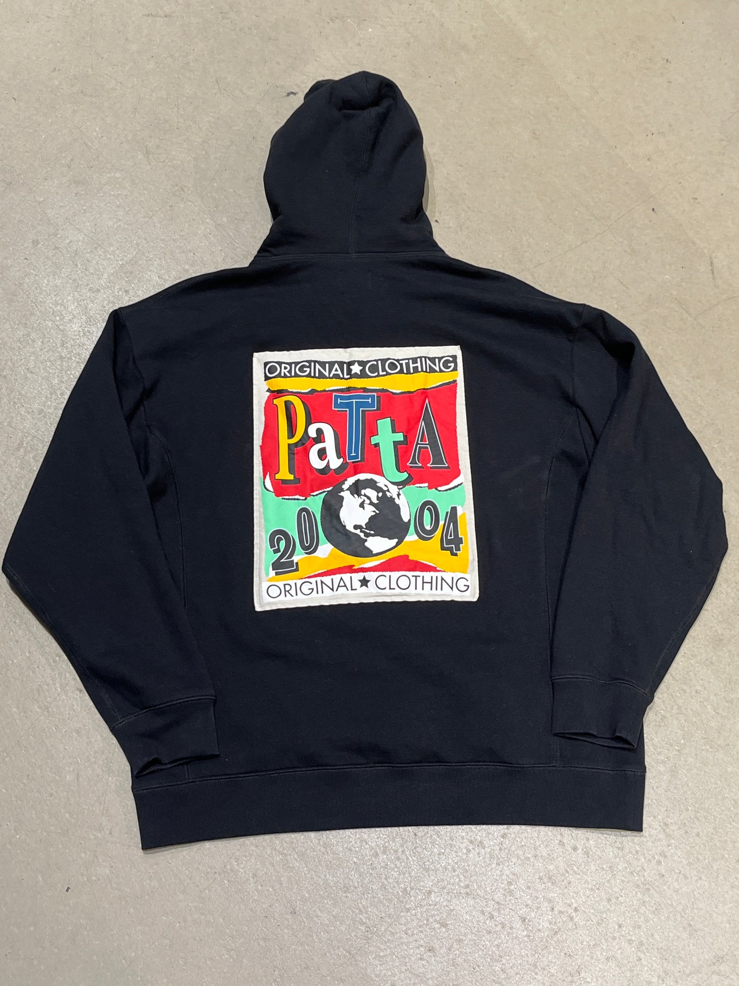 Patta Hoodie Patch On The Back Black XL